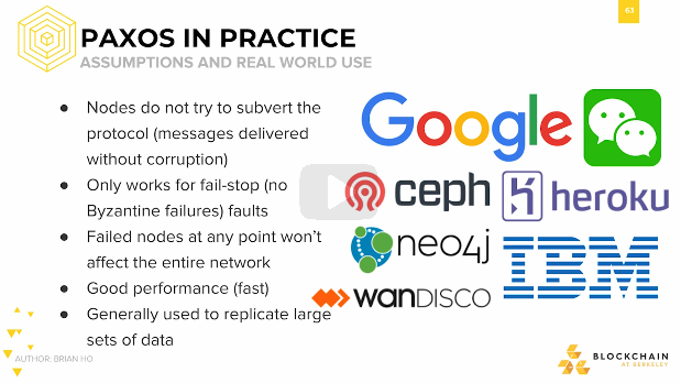 PAXOS in Practice: Assumptions & Real-World Use PAXOS in Practice: Assumptions & Real-World Use.