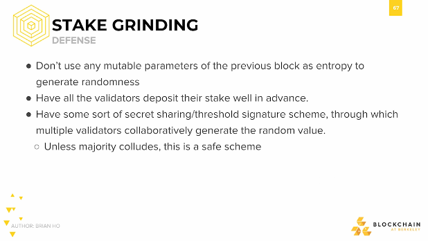 Stake Grinding: Defense Stake Grinding: Defense.