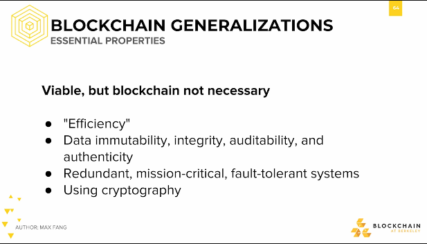 Blockchain Generalizations: Essential Properties Blockchain Generalizations: Essential Properties.