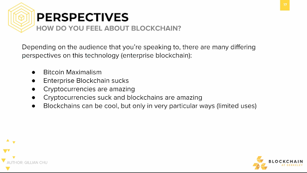 Perspectives: How Do You Feel About Blockchain? Perspectives: How Do You Feel About Blockchain?