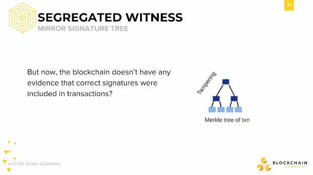 Segregated Witness: Mirror Signature Tree Segregated Witness: Mirror Signature Tree.