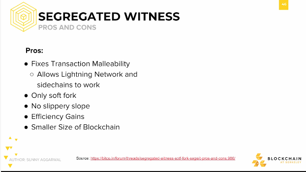 Segregated Witness: Pros and Cons Segregated Witness: Pros and Cons.