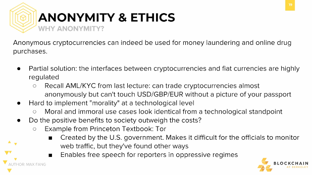 Anonymity and Ethics: Why Anonymity? Anonymity and Ethics: Why Anonymity?