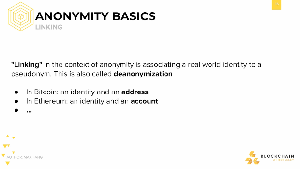 Anonumity Basics: Linking #2 Anonumity Basics: Linking #2.